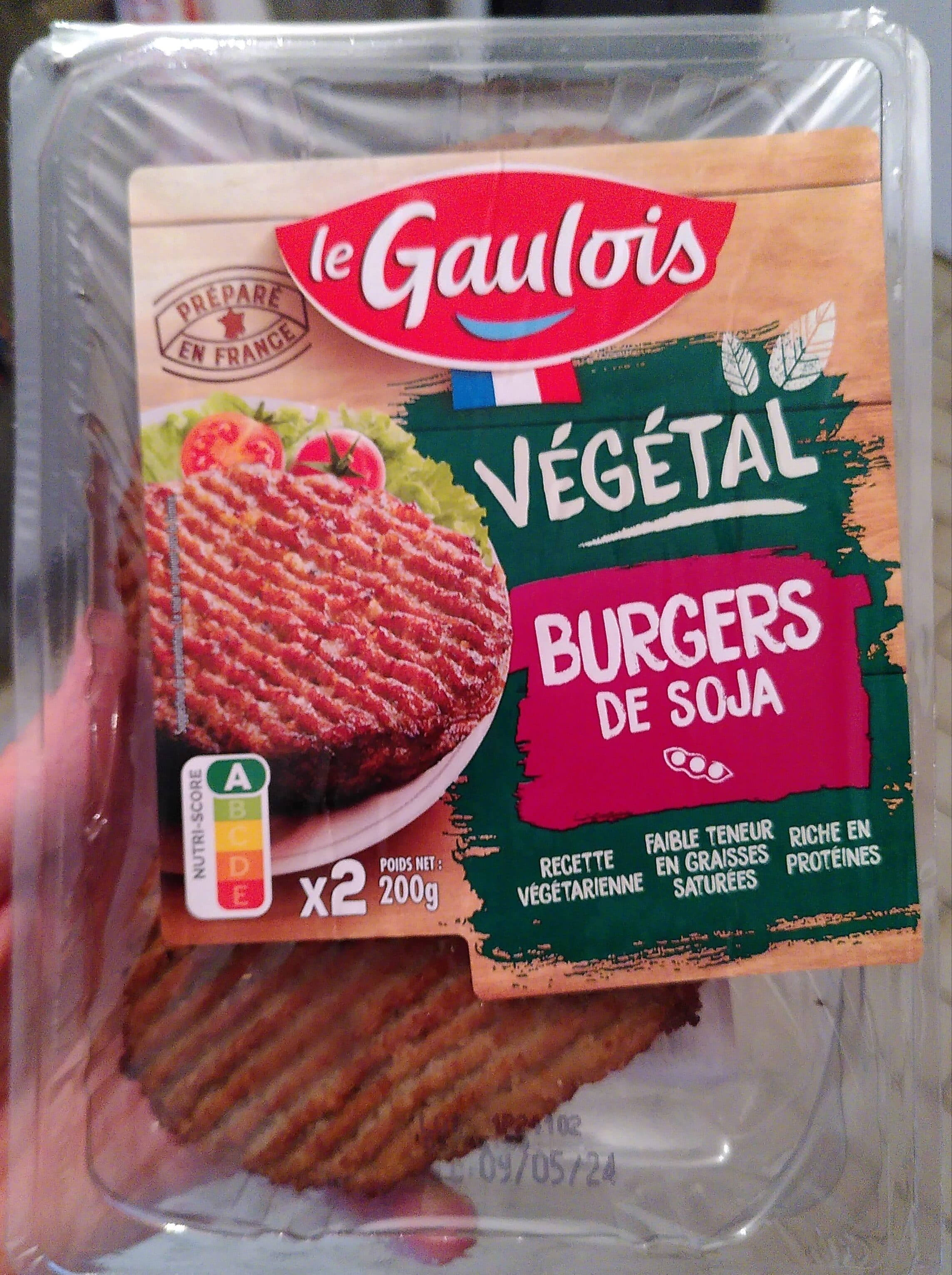 Le gaulois steaks de soja le gaulois végétal packshot