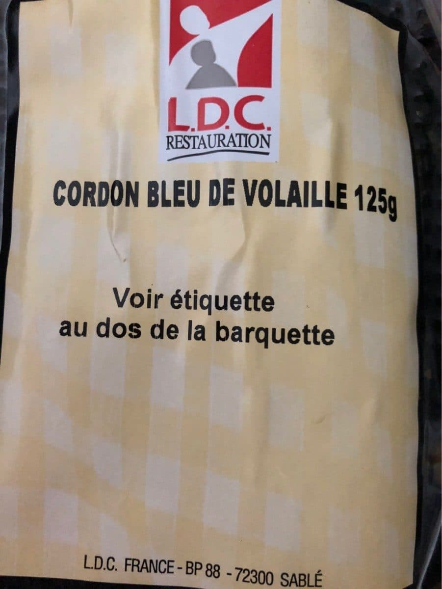 Open Food Facts Cordons bleus packshot