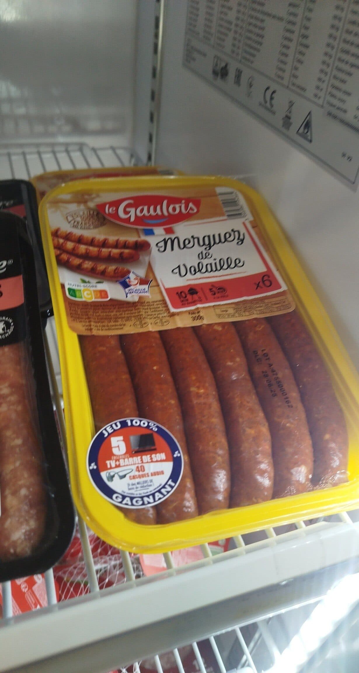 le Gaulois merguez de volaille packshot
