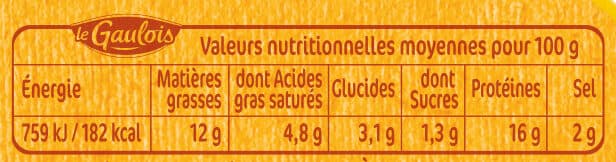 le Gaulois merguez de volaille packshot