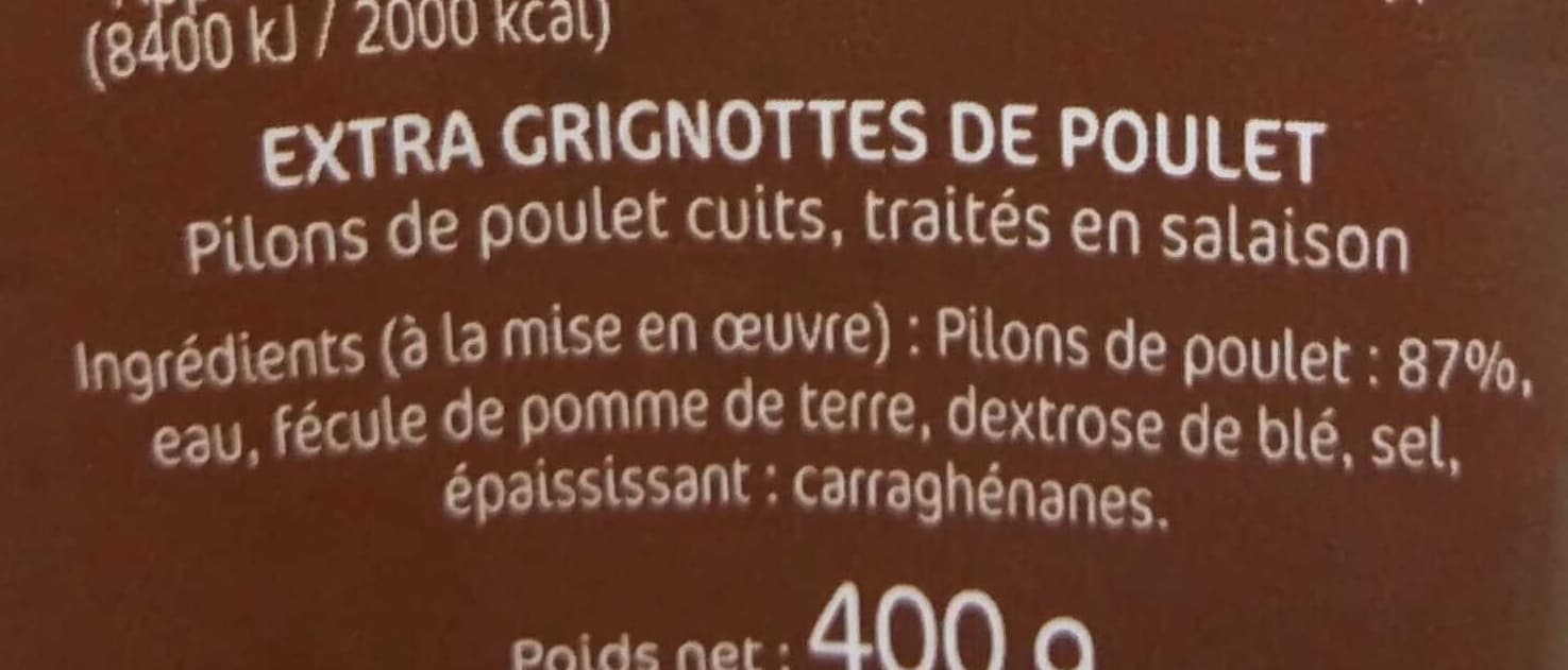 Le gaulois Extra Grignottes Nature packshot