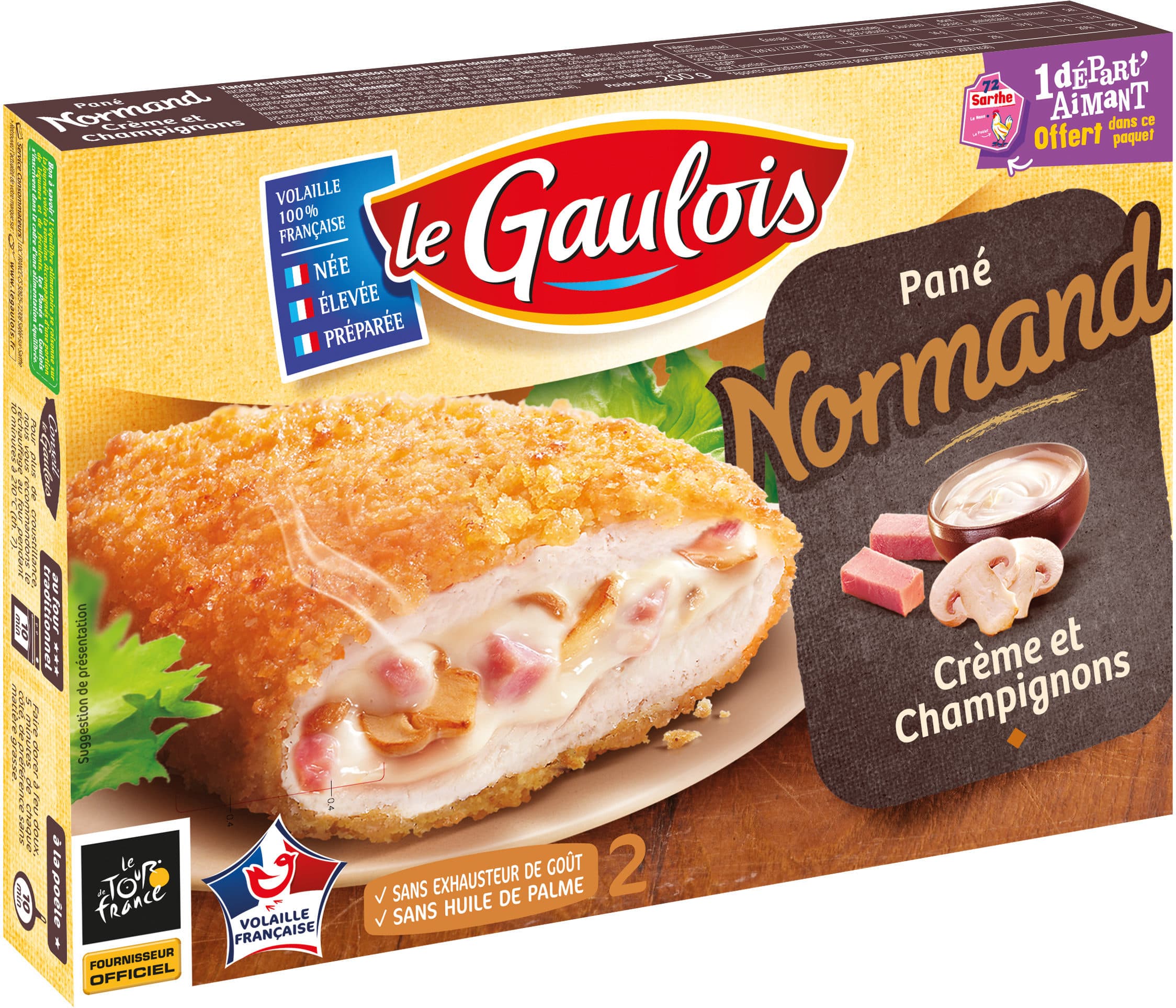 Le gaulois panés normand x2 packshot
