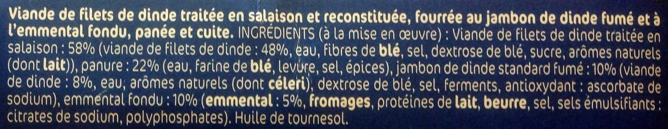 Le Gaulois L'escalope cordon bleu de dinde (x4) packshot
