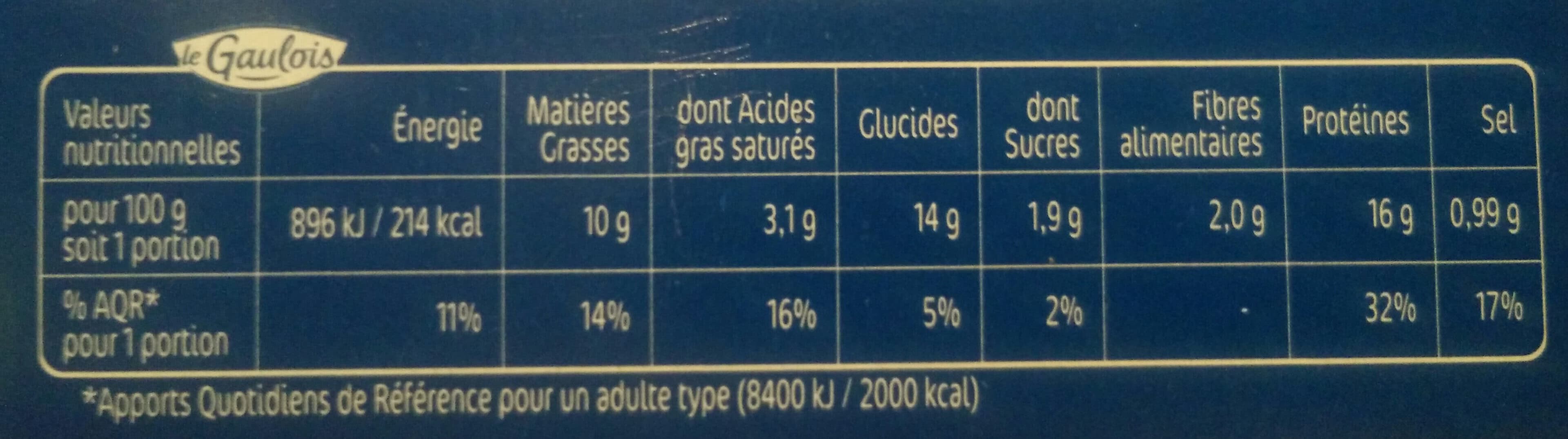 Le Gaulois L'escalope cordon bleu de dinde (x4) packshot