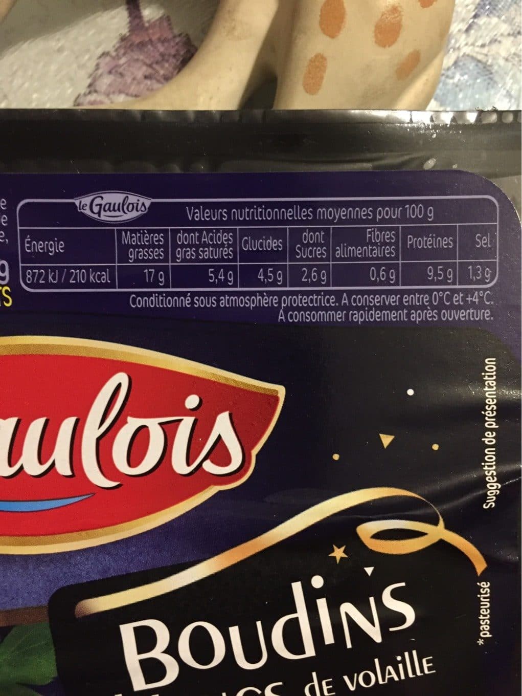 Le gaulois boudins blancs aux morilles 4+2 gratuits packshot