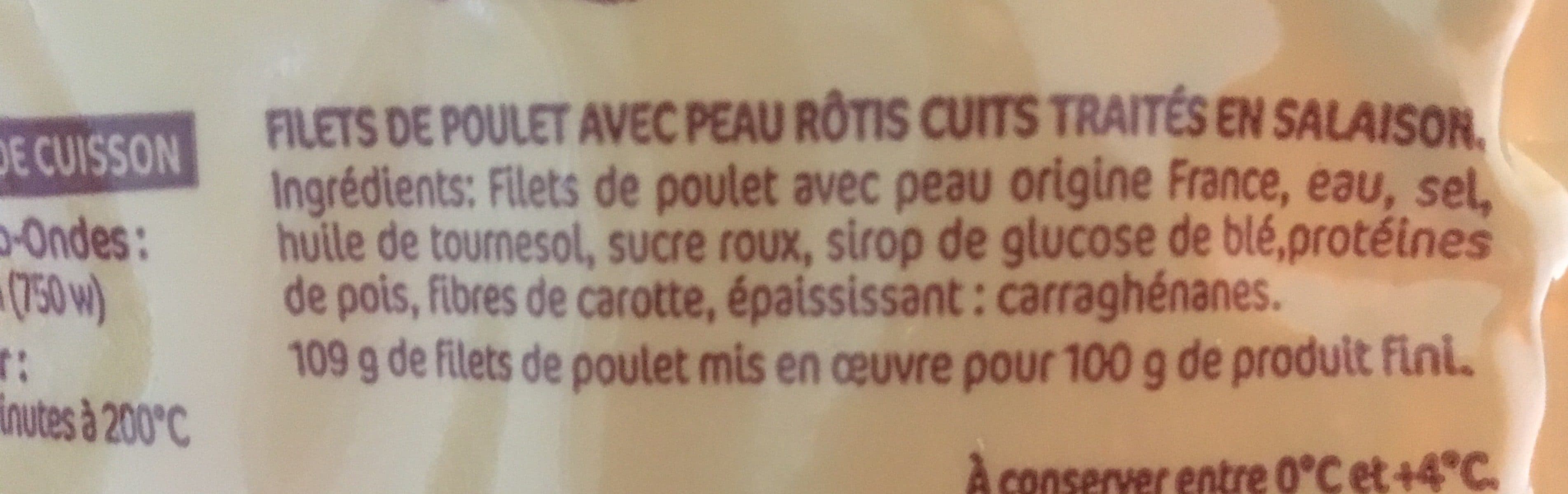Le Gaulois Filets de poulet rôti packshot