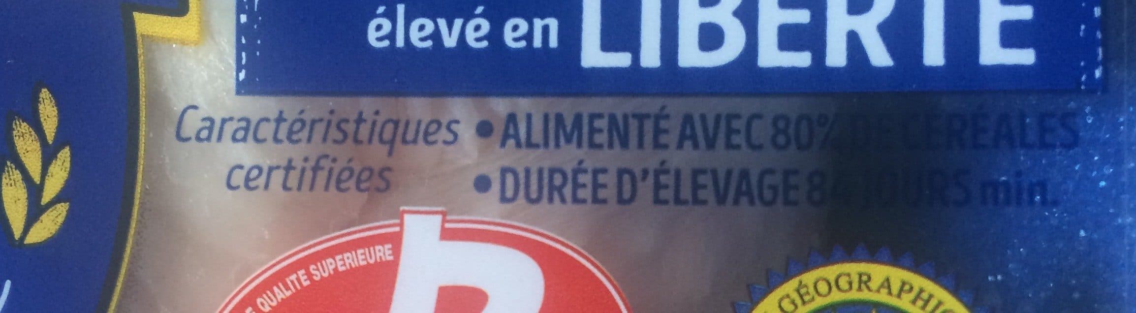 Open Food Facts Cuisses de poulet blanc Loue x2 packshot