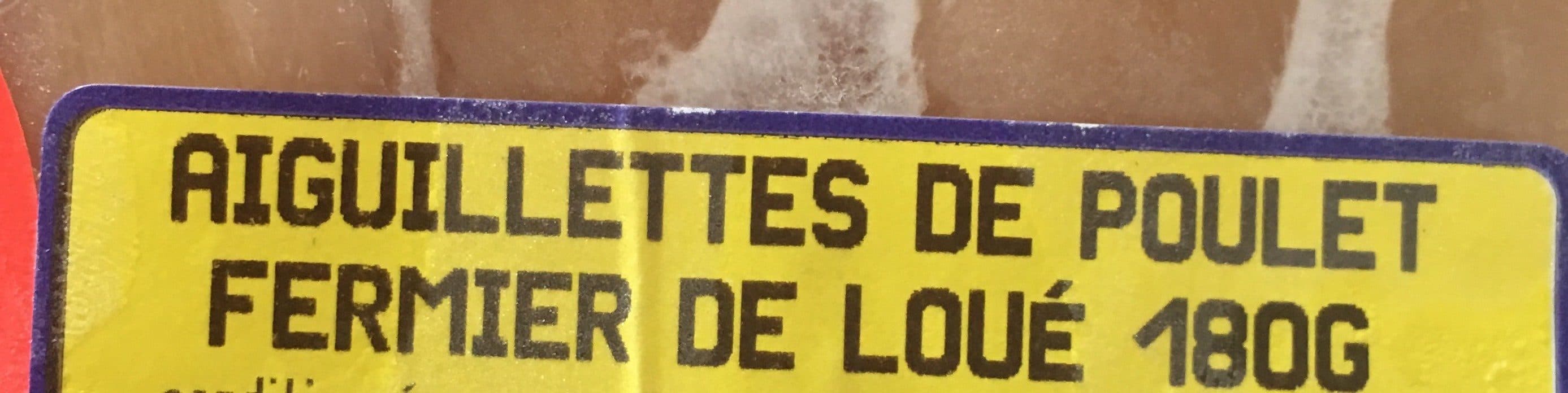 Loué Aiguillettes de poulet fermier jaune packshot