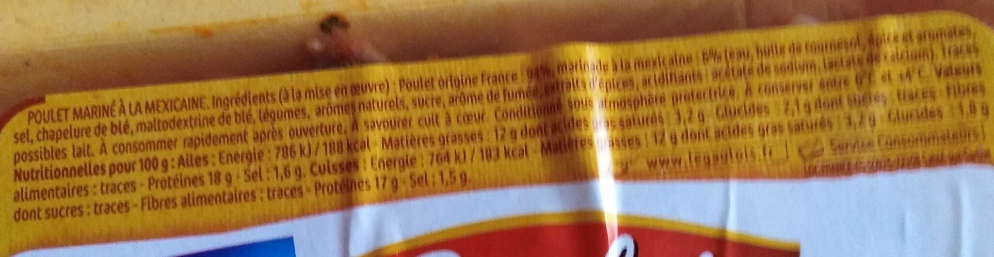 Le gaulois morceaux de poulet à la mexicaine packshot