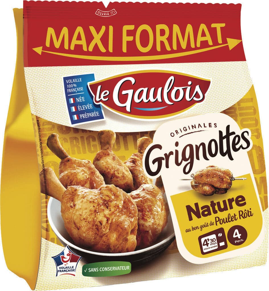 Le gaulois grignottes rôties en sac packshot