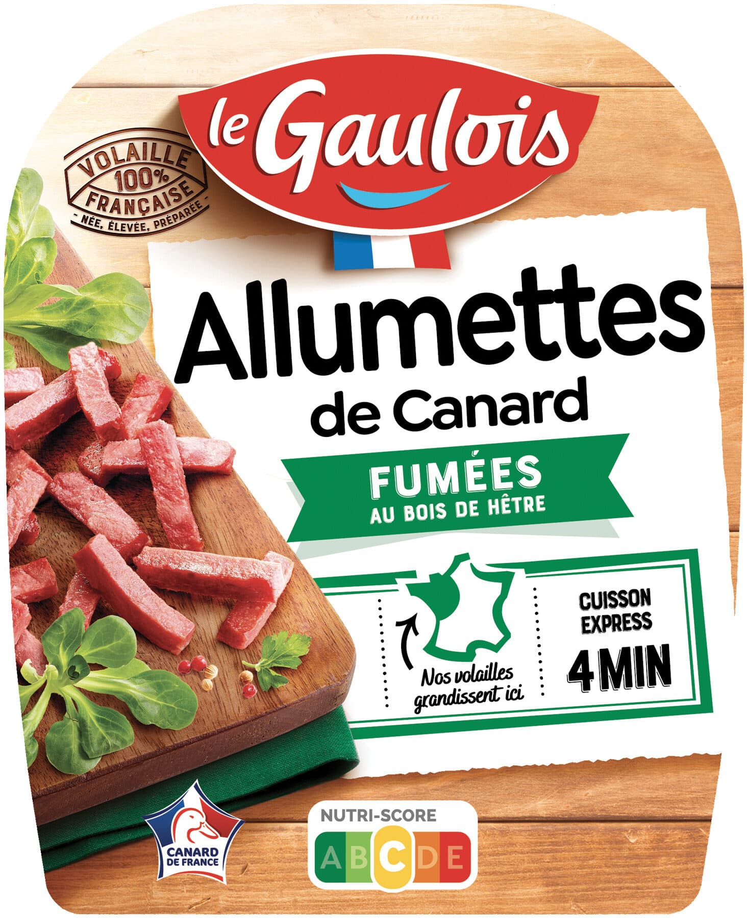Le gaulois Allumettes de Canard fumées packshot