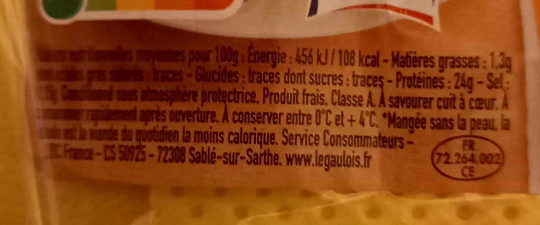 Le gaulois Escalope de dinde packshot