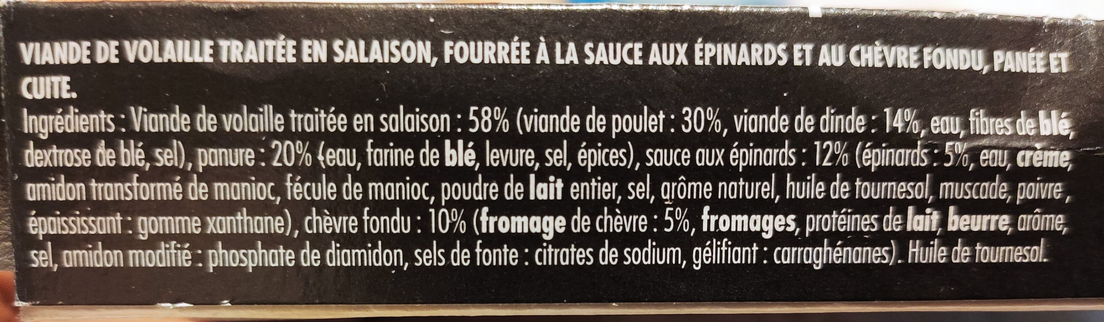 le Gaulois panés chêvre epinard x2 packshot