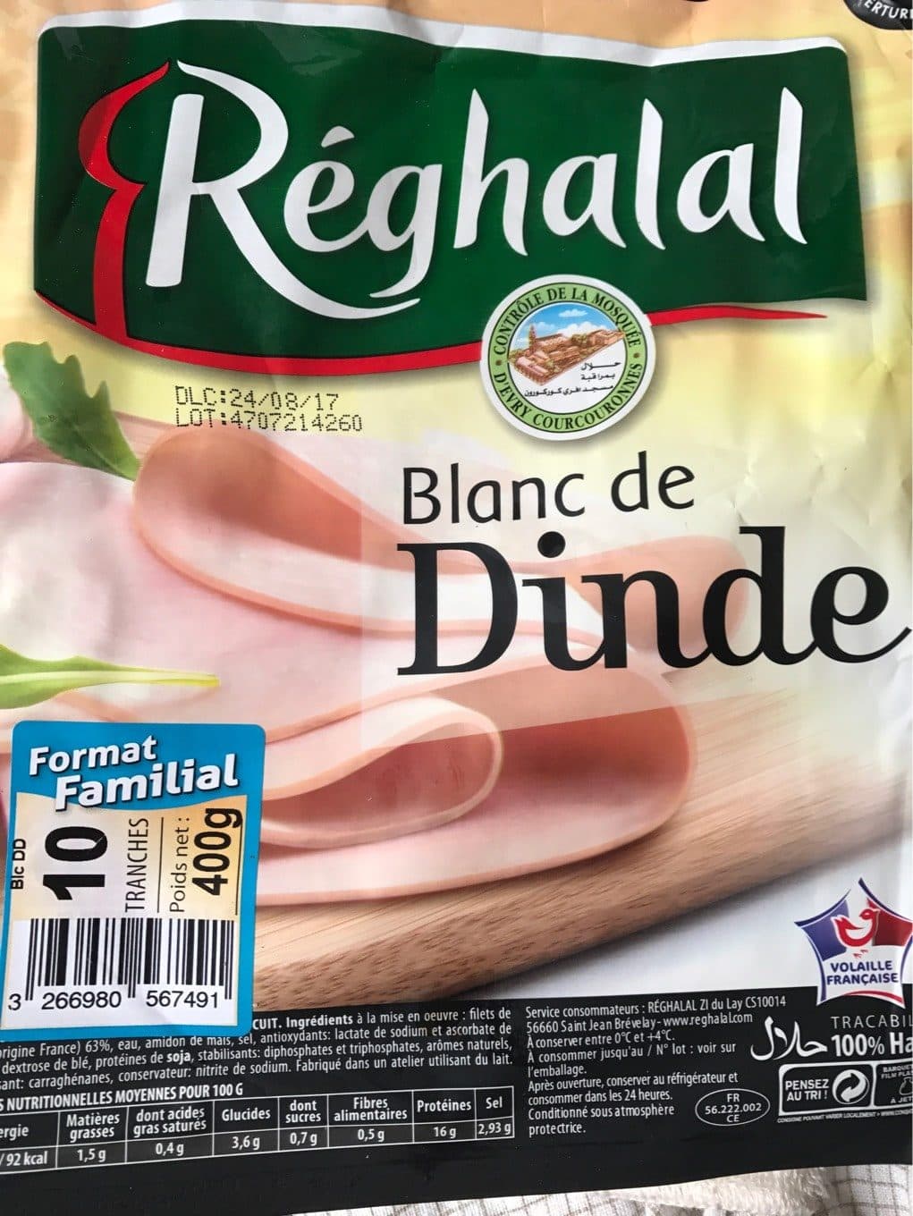 Reghalal Blanc de dinde (format familial) packshot