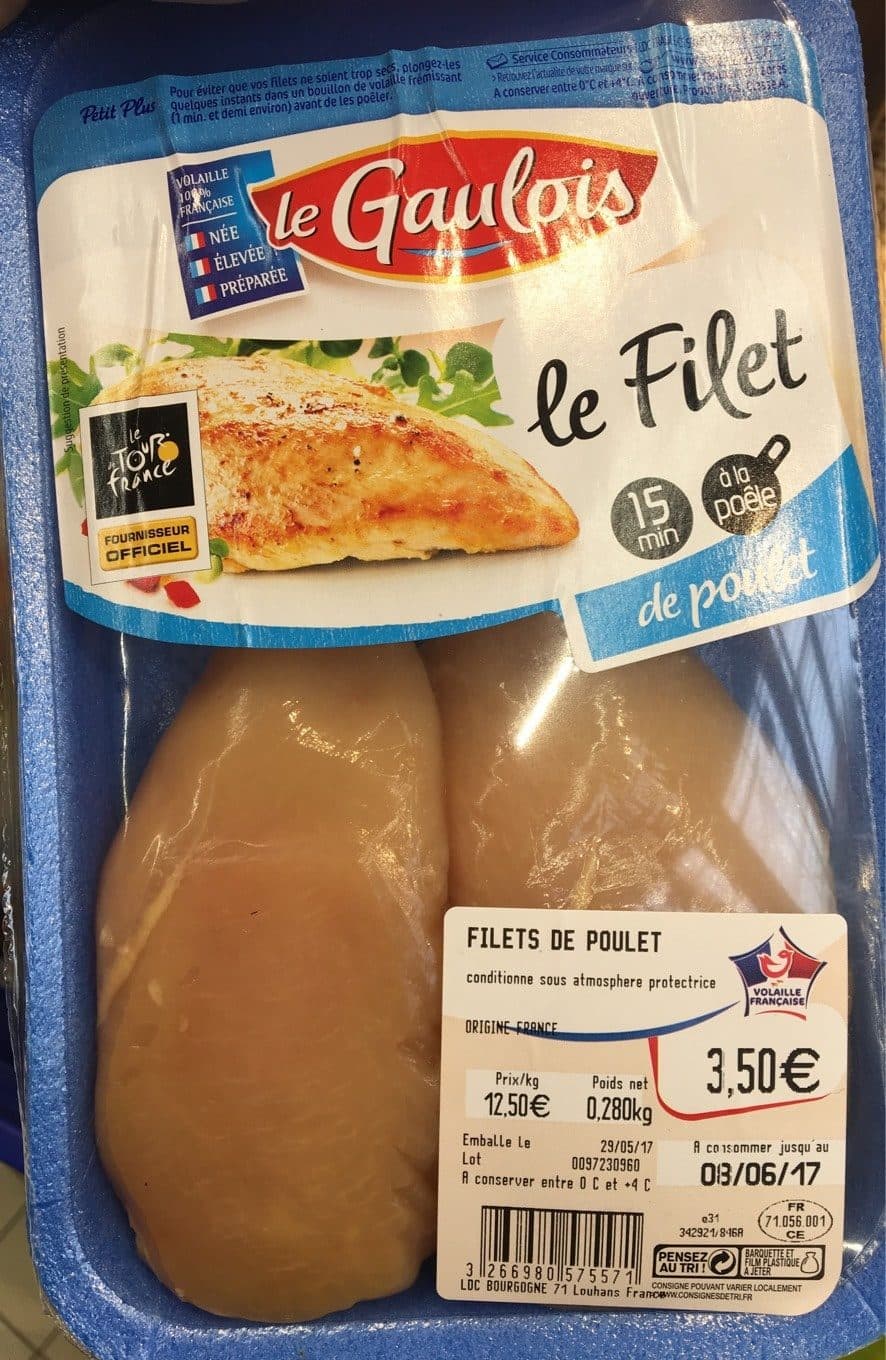 Le Gaulois Filet de poulet packshot