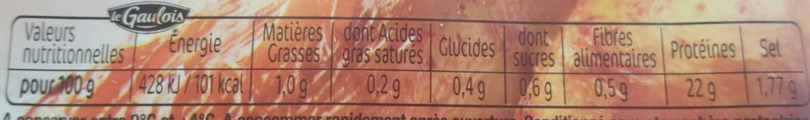 Le Gaulois Filet de Dinde (4 tranches) packshot