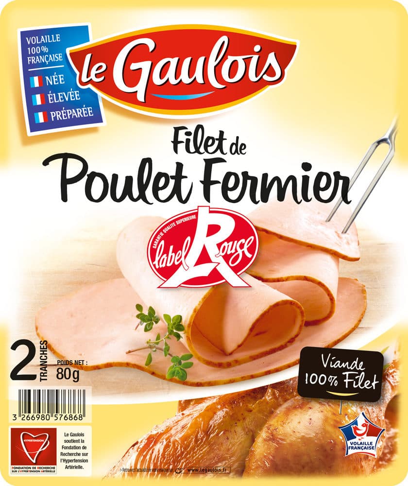 Le Gaulois Filet de poulet fermier packshot