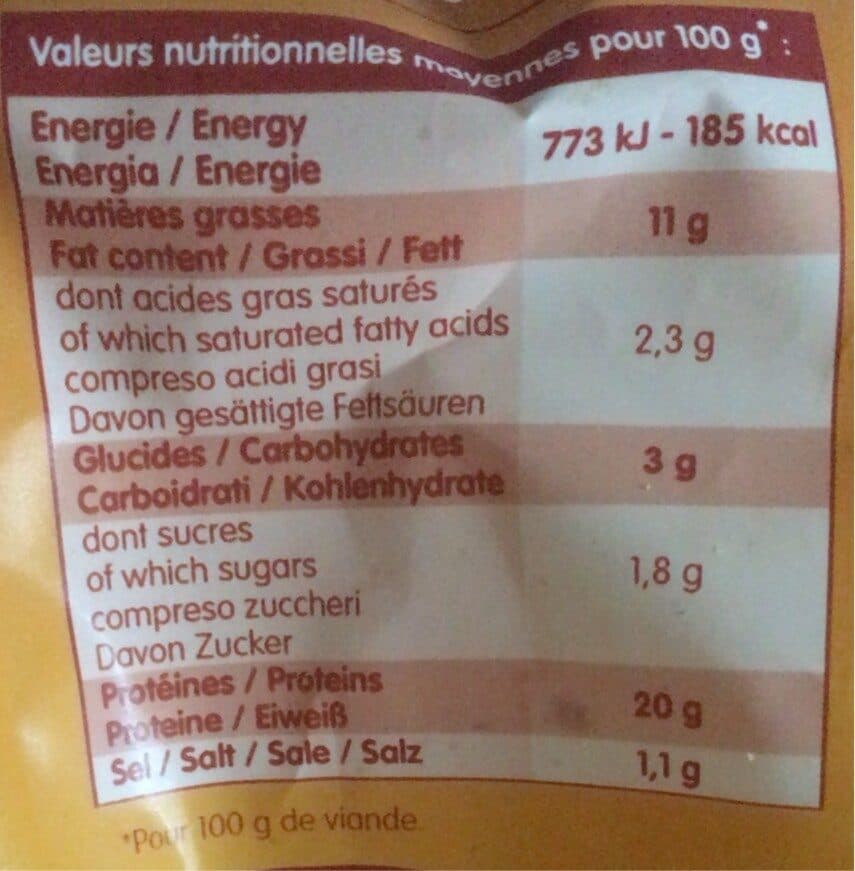 Open Food Facts Grignottes de poulet goût Barbecue packshot