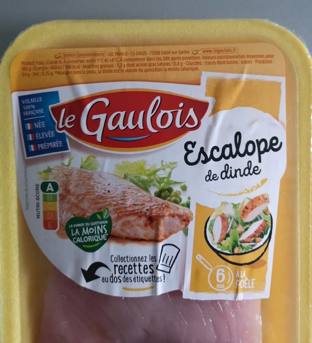 Le gaulois escalope de dinde x1 s/at packshot