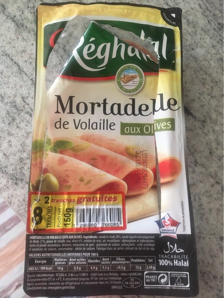 Réghalal Mortadelle de Volaille packshot