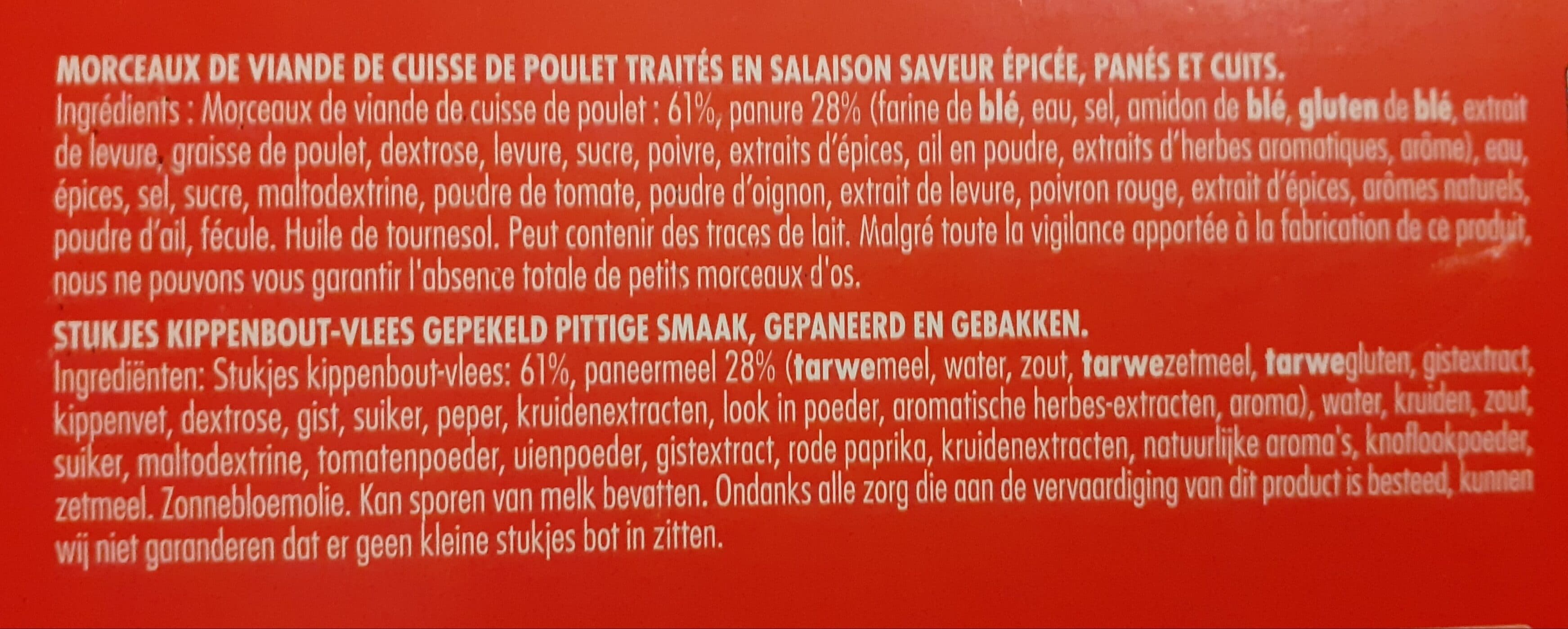 Le gaulois crousty chicken hot & spicy packshot