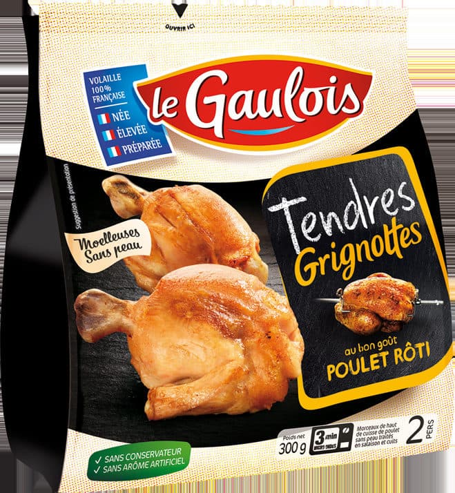 Le gaulois tendres grignottes nature packshot