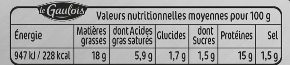 Le gaulois saucisses de poulet au chorizo packshot
