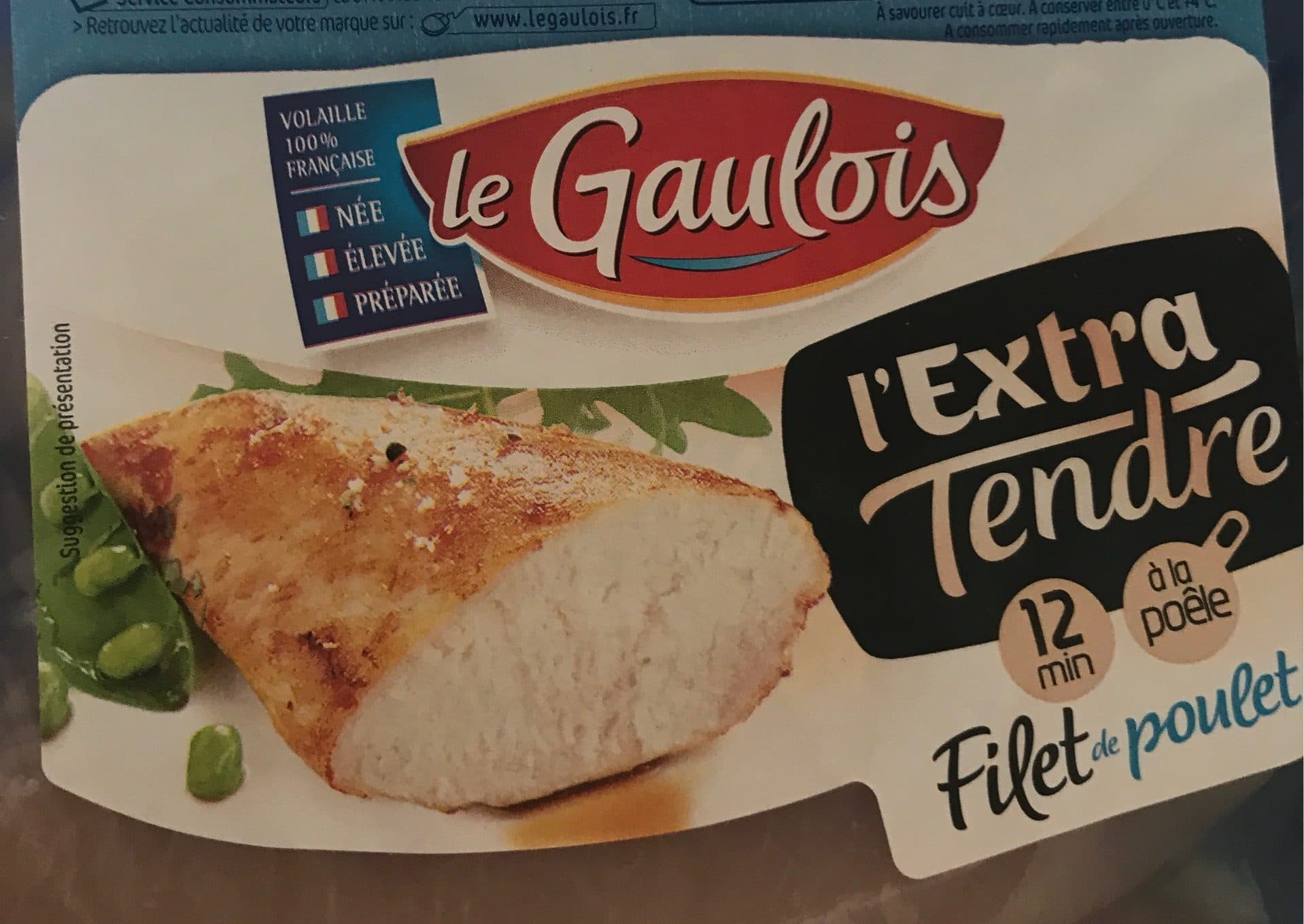 Le gaulois filets de poulet extra-tendres pf s/at packshot