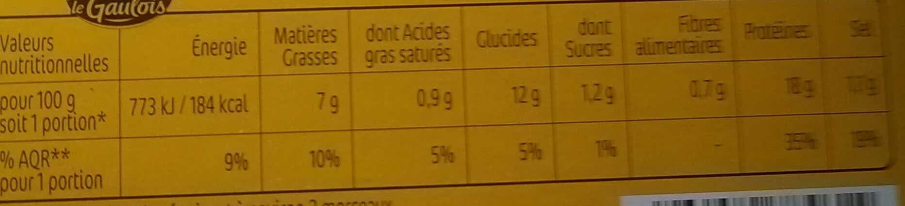 Le gaulois Crousty Chicken Long Filet's packshot