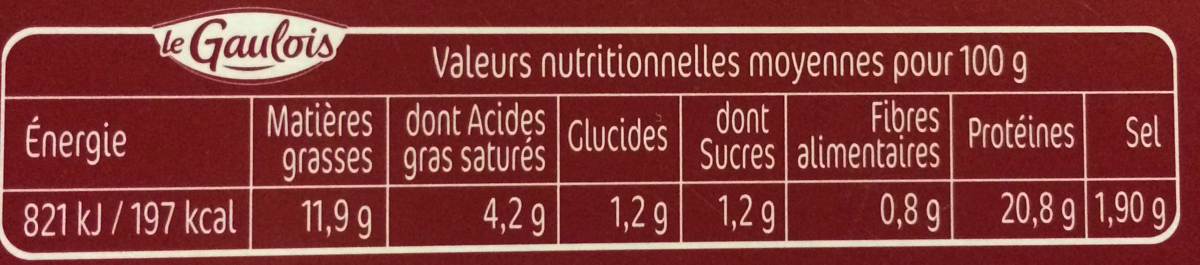 Le gaulois filet de canard a trancher fumé au bois de hetre packshot