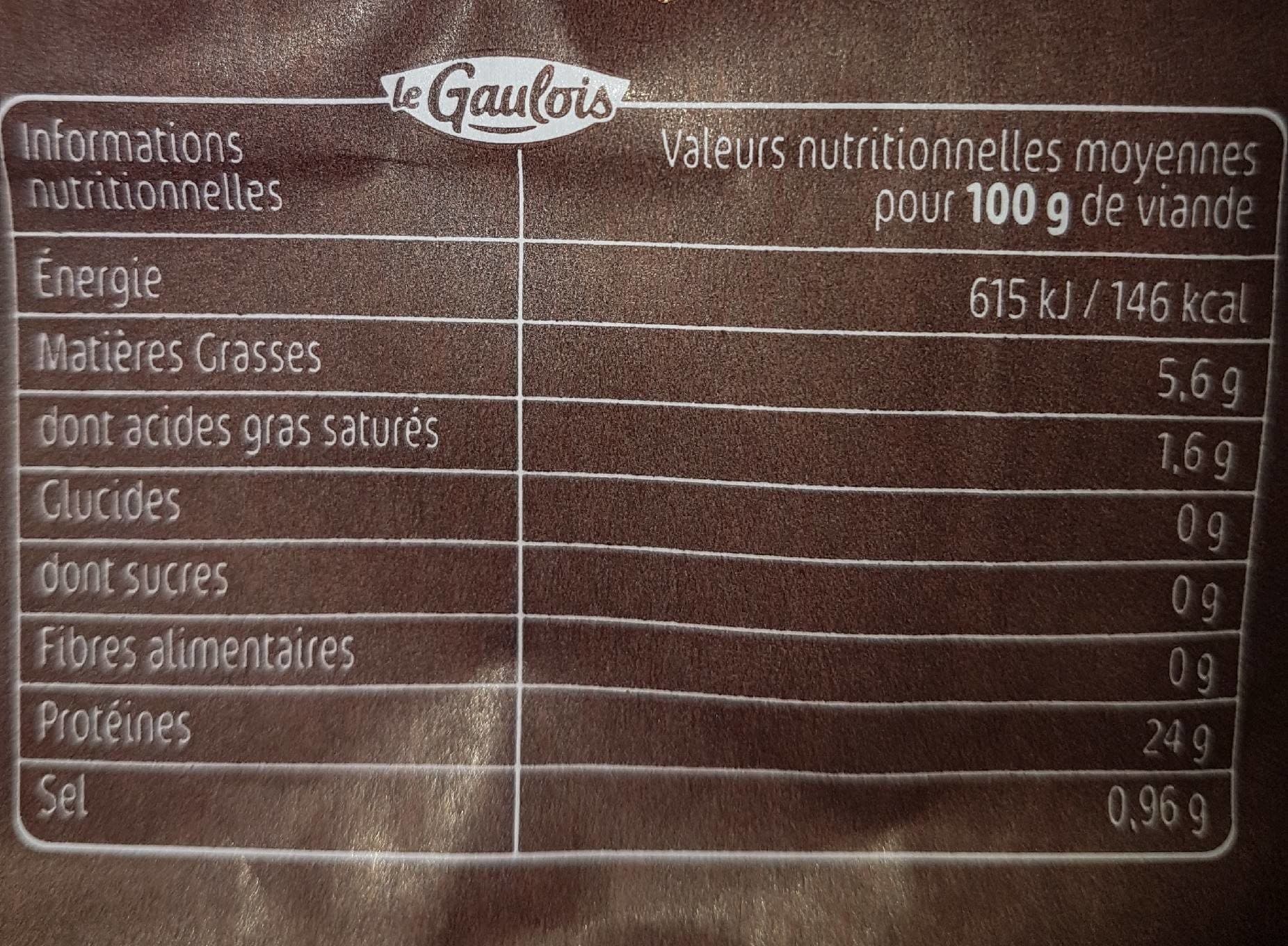 Le gaulois Le poulet roti packshot
