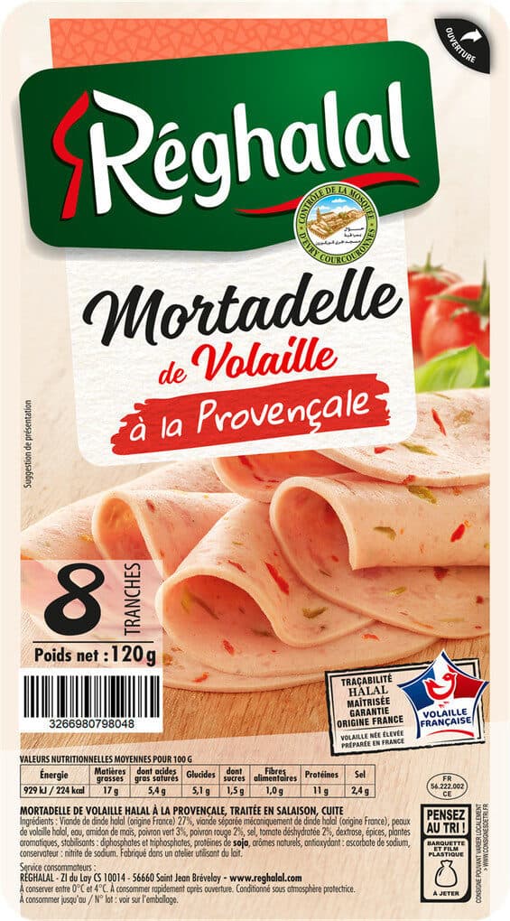 Reghalal Mortadelle à la provencale packshot