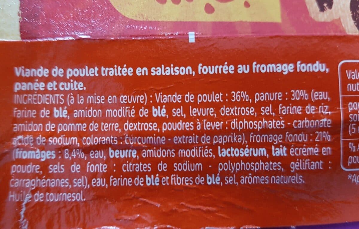Le Gaulois Nuggets aux pépites de fromage packshot