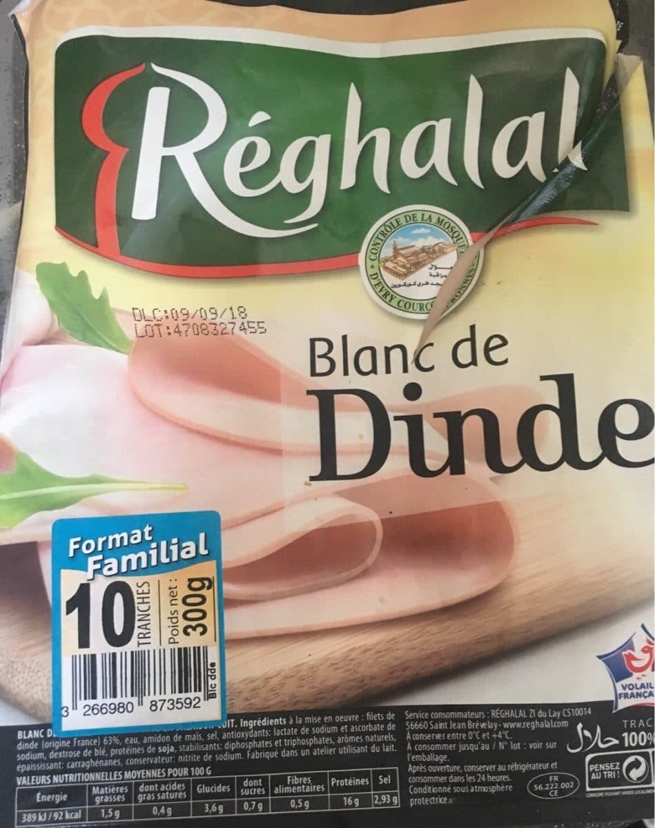 Réghalal Blanc de Dinde packshot
