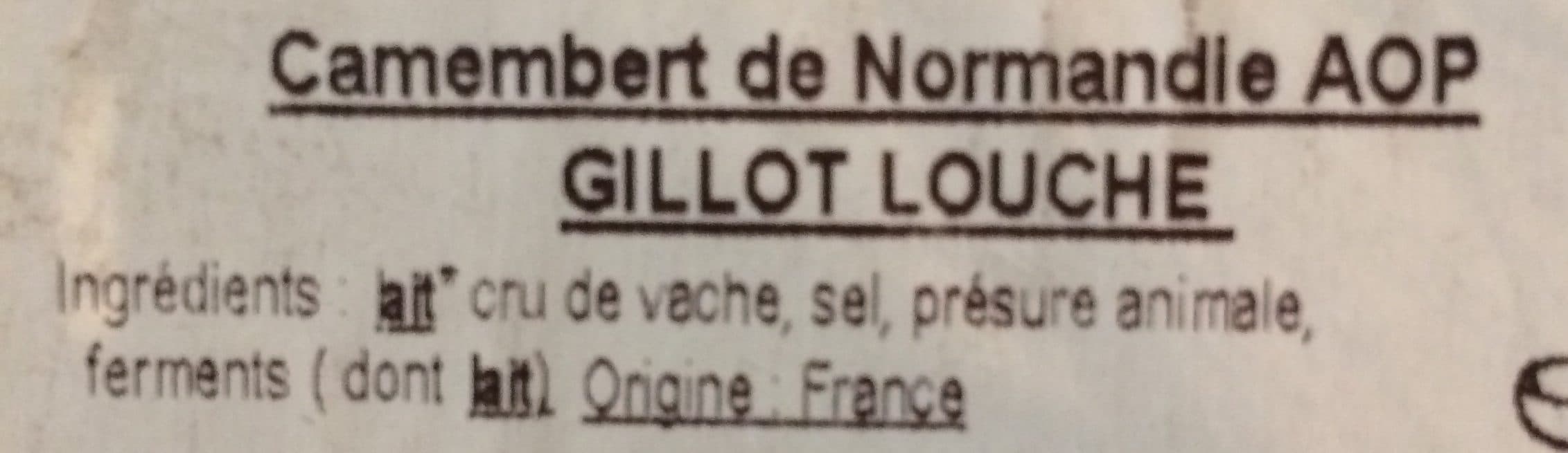 Gillot Camembert de Normandie AOP packshot