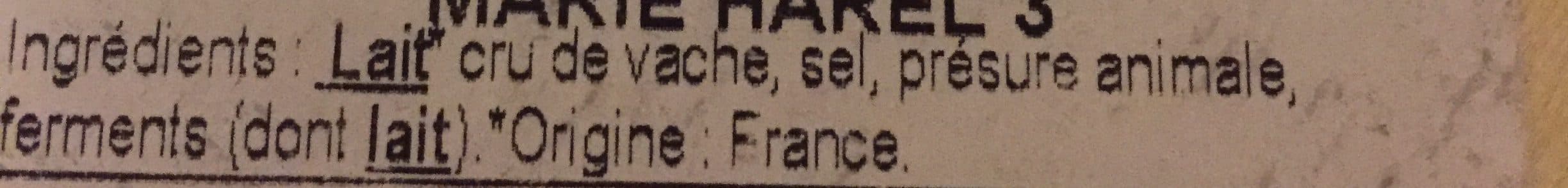Marie Harel Camembert de Normandie au lait cru packshot