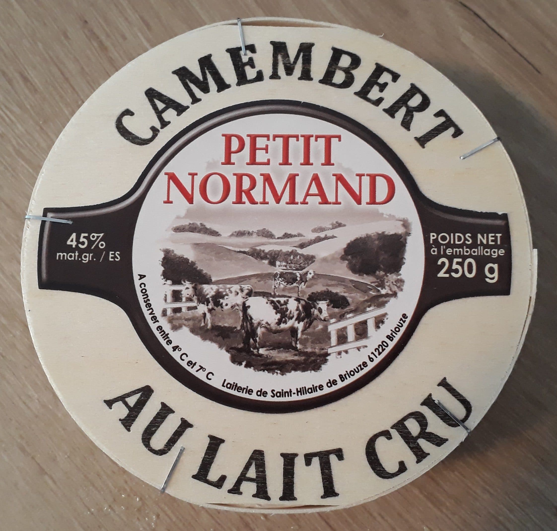 Petit Normand Raw Milk Camembert packshot