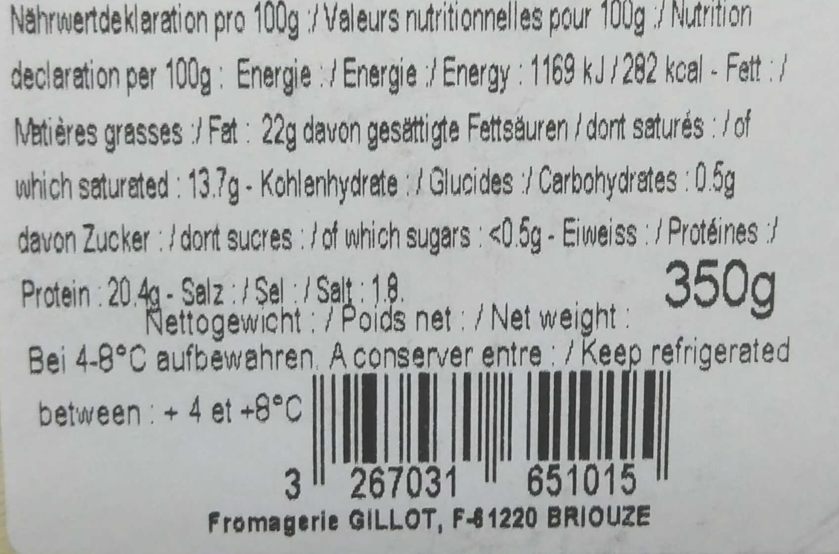 Gillot Coulommiers packshot