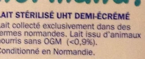 Vachement Normand Lait demi écrémé packshot