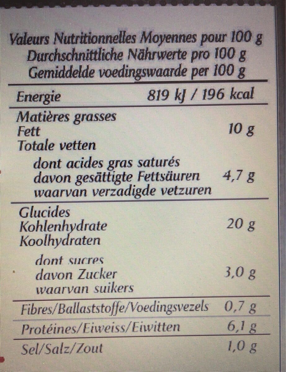 Gourmet D'alsace Flammekueche alsacienne packshot
