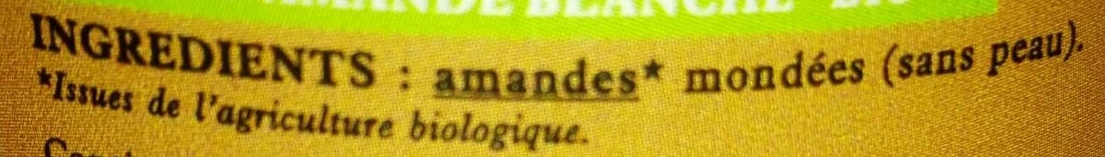 L'amandaie Purée d'amande blanche packshot