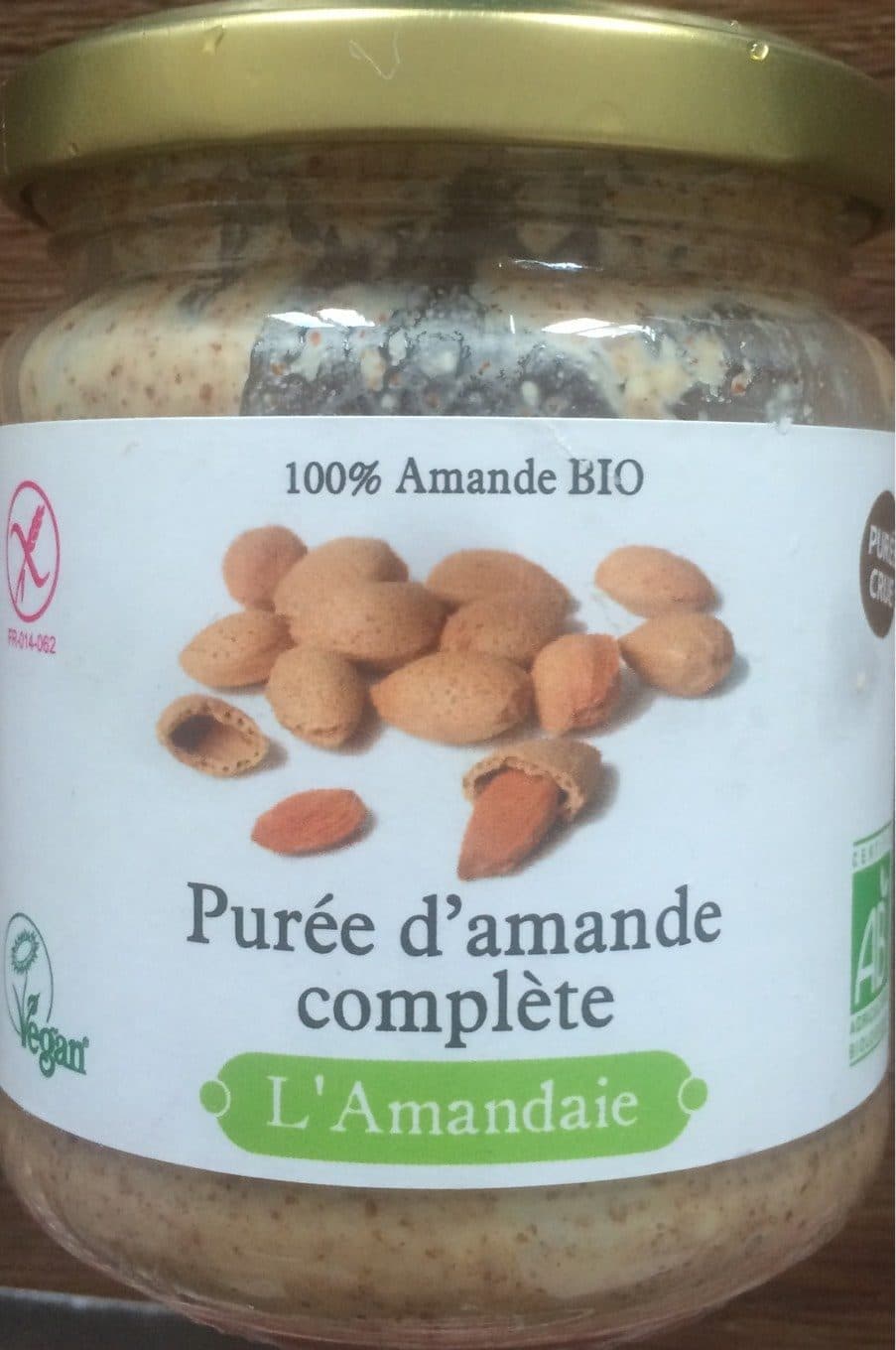 L'Amandaie Purée d'amande complète packshot