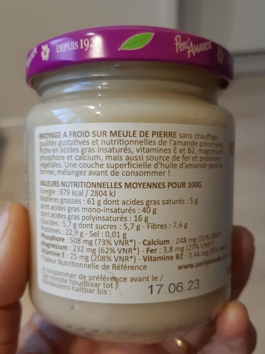 Perlamande Purée D'amande Blanche Crue packshot
