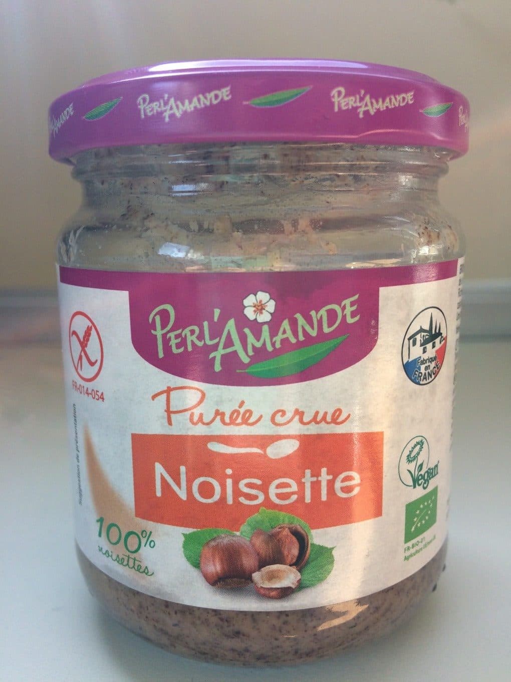 Perl' Amande Purée Crue Noisettes packshot