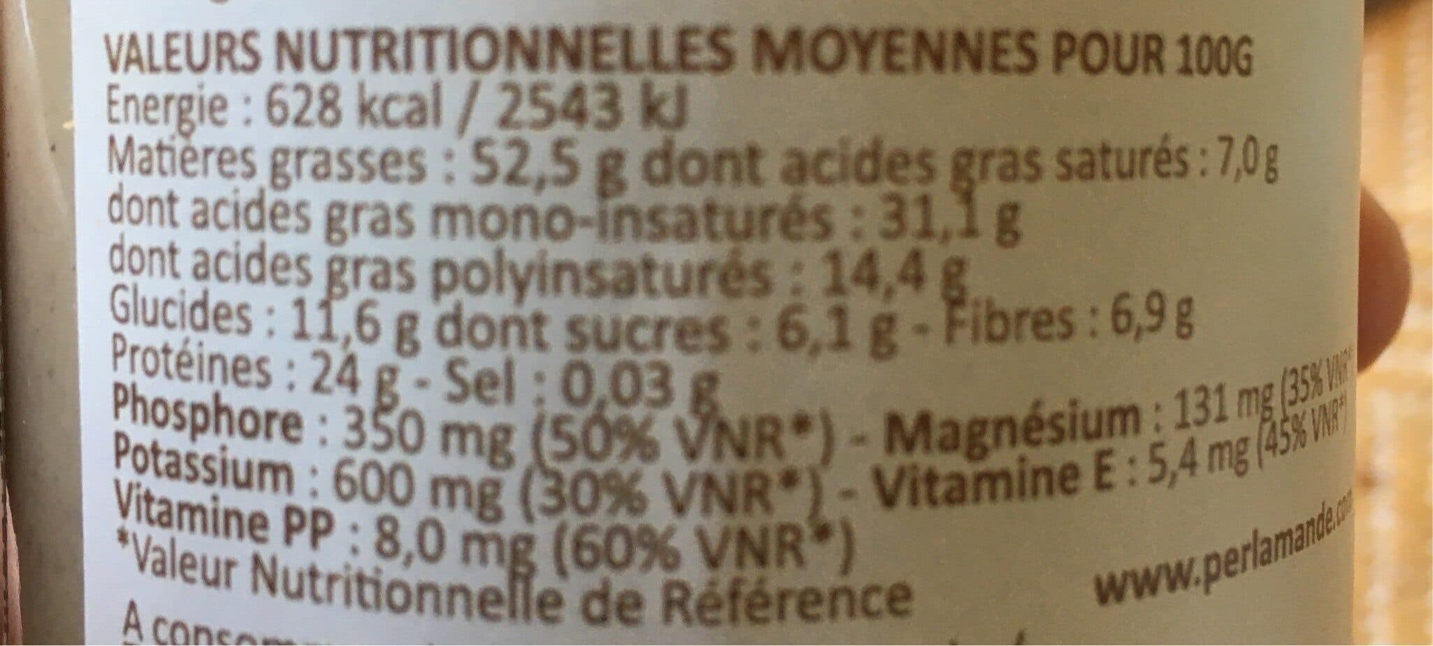 PERL'AMANDE Purées 4 Fruits Secs packshot
