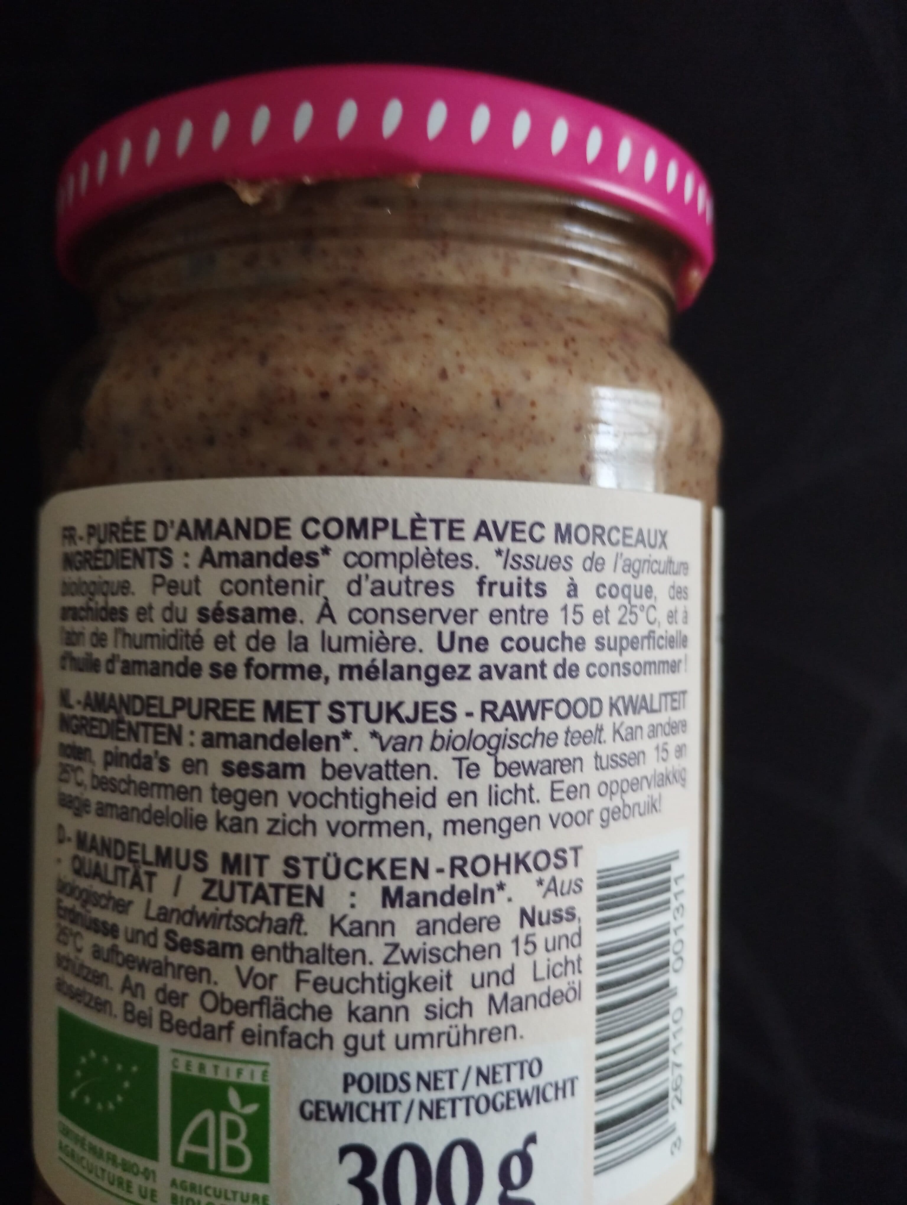 Perl'Amande Crunchy amande complète packshot