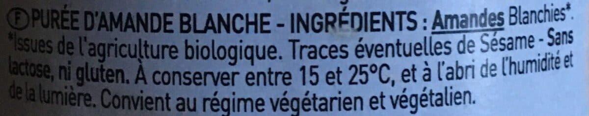 Perlamande Puree Crue D'amande Blanche packshot