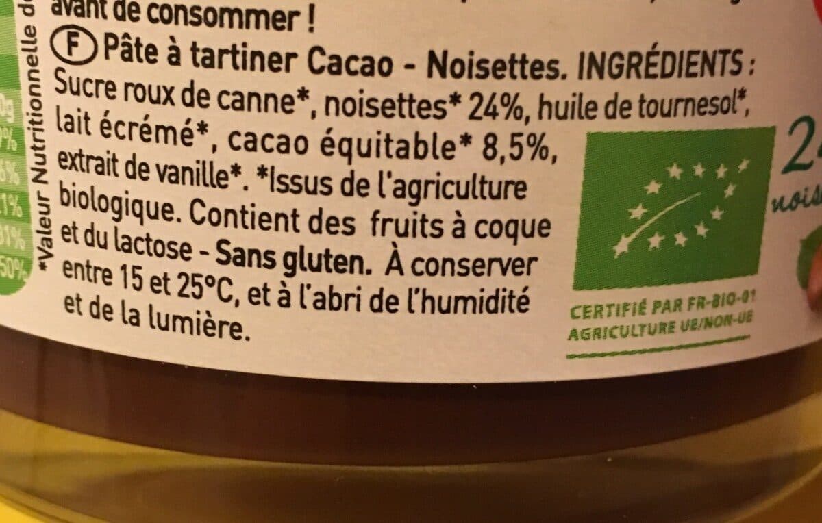 Perl'Amande Pate a tartiner choco noisettes packshot