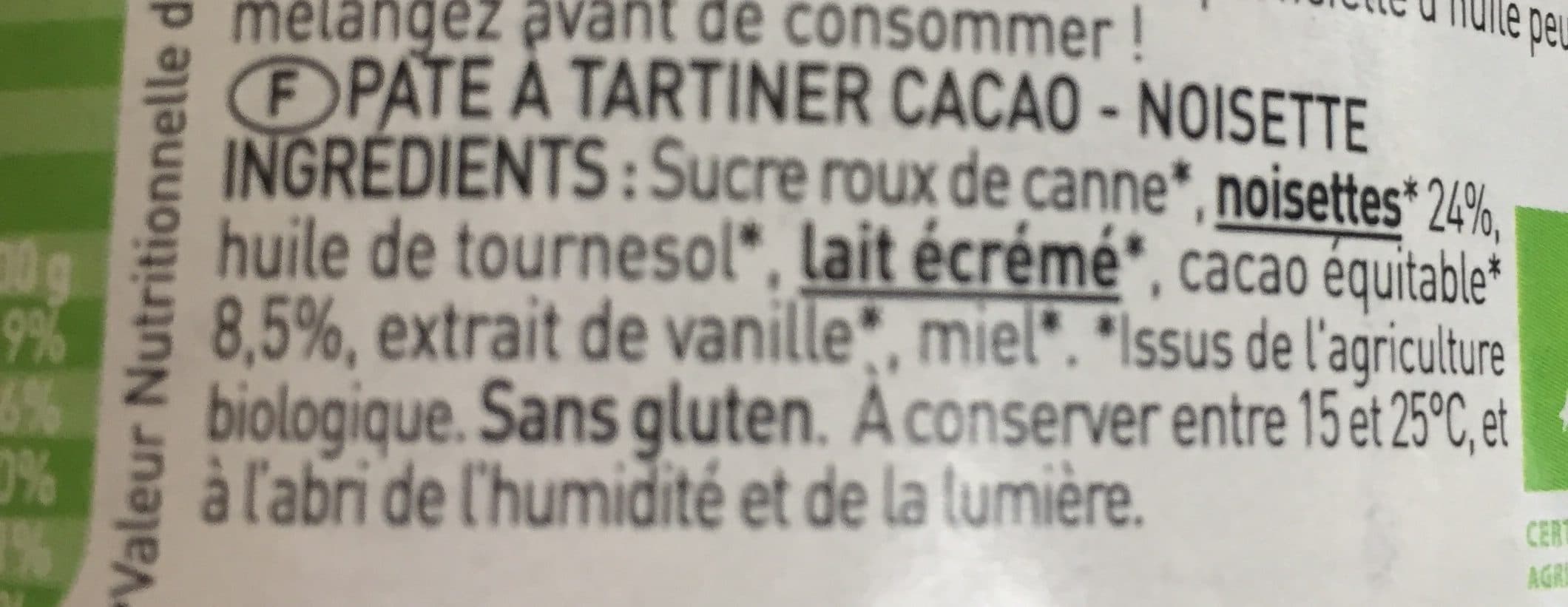Perl amande Pâte à tartiner Choko noisettes packshot