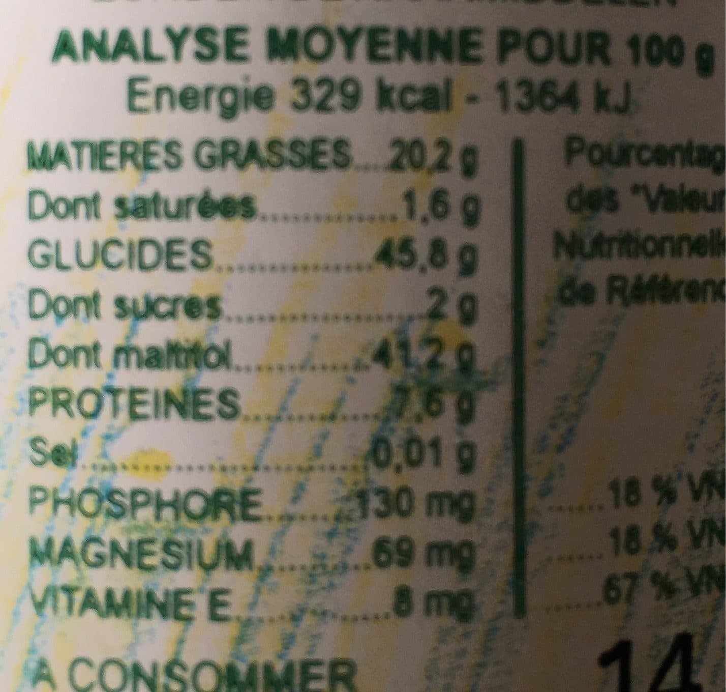 Vitenforme Amandes packshot